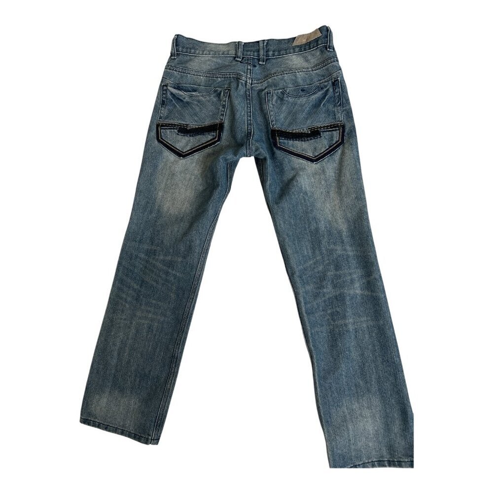 Vintage Fusai Jeans Size 30x~29  Y2K Boot Cut Blue Streetwear,‎ Casual, Luxury